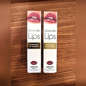 GrandeLIPS Hydrating Lip Plumper | Gloss Shade Sugar Plum - Bundle of 2
